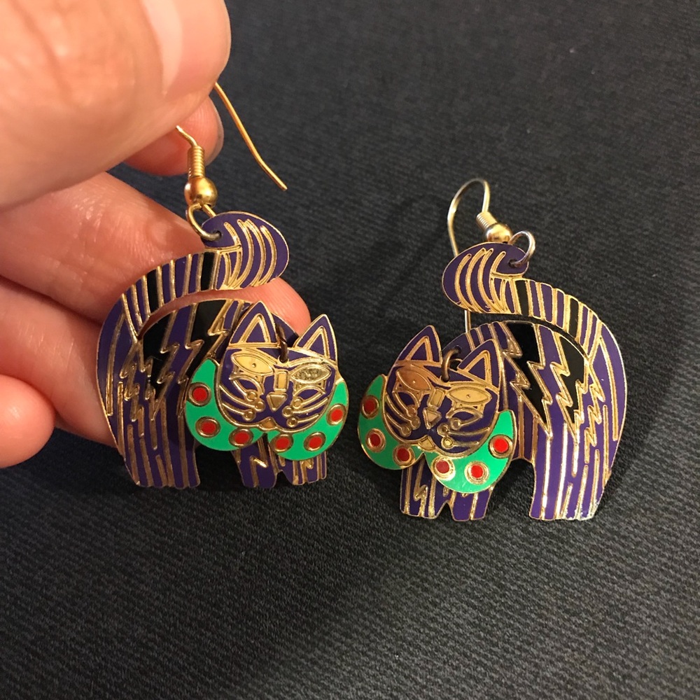 Colorful Cat Earrings